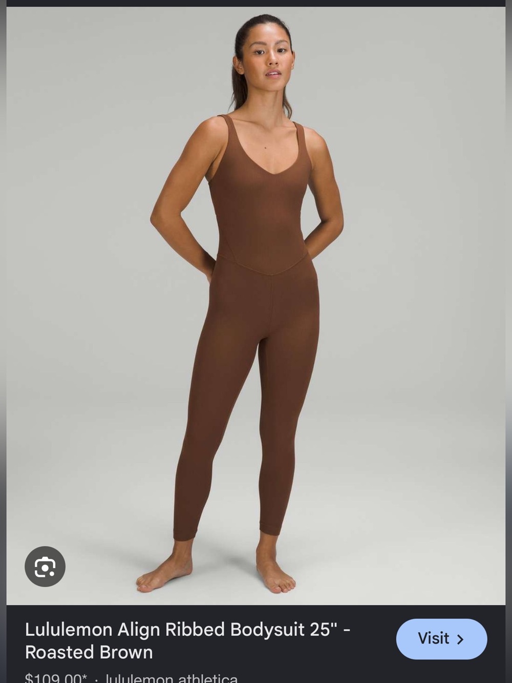 lululemon align ribbed 4 25”